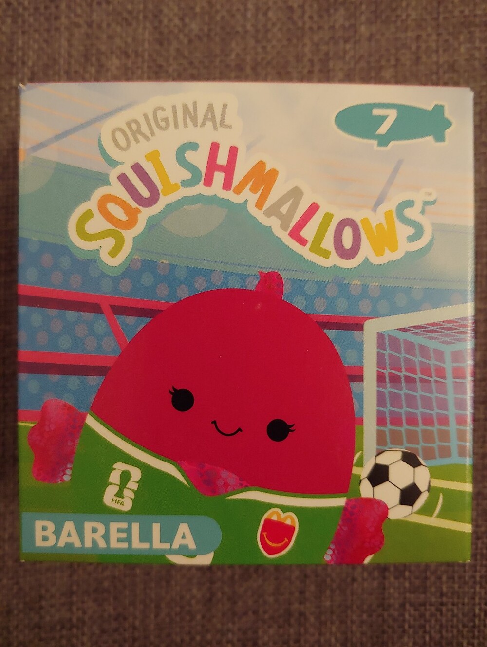 2026 McDonald's FIFA World Cup#7 Barella Squishmallows New & Sealed